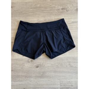 Lululemon Speed Up Low-Rise Lined Shorts 4” Women’s Size 8 Black